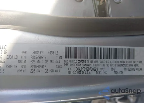 2016 Jeep Patriot Latitude from USA, damaged, VIN 1C4NJPFB9GD738323